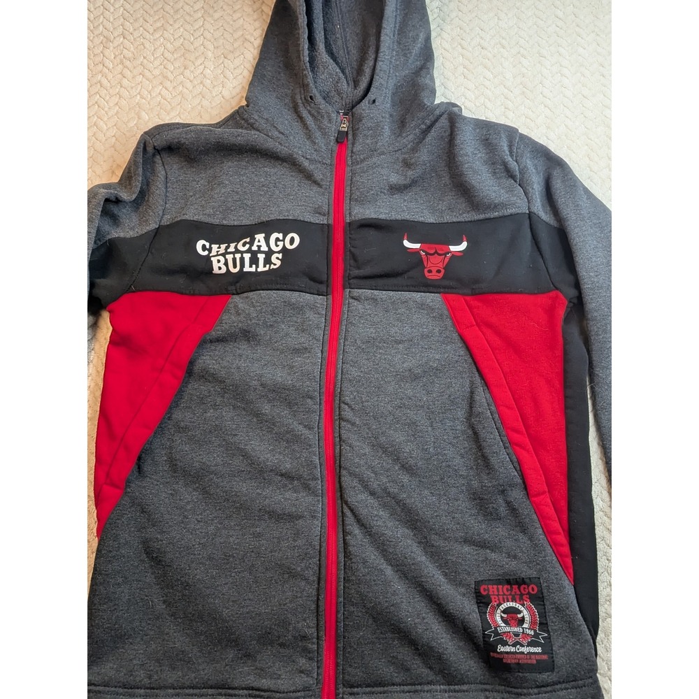 NBA Chicago Bulls Full Zip Hoodie Eastern‎ Conference Established 1966 Mens M
